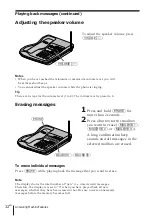 Предварительный просмотр 32 страницы Sony SPP-A945 Operating Instructions Manual