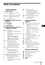 Preview for 3 page of Sony SPP-A947 Operating Instructions Manual