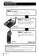 Preview for 4 page of Sony SPP-A947 Operating Instructions Manual