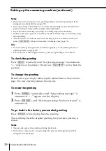 Preview for 32 page of Sony SPP-A947 Operating Instructions Manual