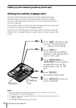 Preview for 34 page of Sony SPP-A947 Operating Instructions Manual