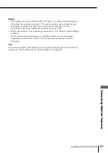 Preview for 39 page of Sony SPP-A947 Operating Instructions Manual