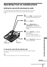 Preview for 43 page of Sony SPP-A947 Operating Instructions Manual