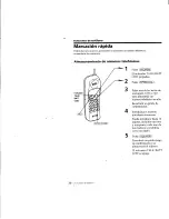 Предварительный просмотр 58 страницы Sony SPP-A957 - Cordless Telephone With Answering System Operating Instructions Manual