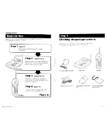 Предварительный просмотр 3 страницы Sony SPP-A967 - Cordless Telephone With Answering System Operating Instructions Manual