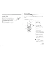 Предварительный просмотр 10 страницы Sony SPP-A967 - Cordless Telephone With Answering System Operating Instructions Manual