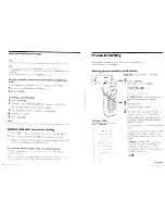 Предварительный просмотр 11 страницы Sony SPP-A967 - Cordless Telephone With Answering System Operating Instructions Manual