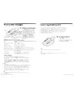 Предварительный просмотр 17 страницы Sony SPP-A967 - Cordless Telephone With Answering System Operating Instructions Manual