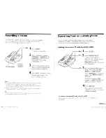 Предварительный просмотр 18 страницы Sony SPP-A967 - Cordless Telephone With Answering System Operating Instructions Manual