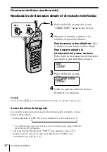 Предварительный просмотр 82 страницы Sony SPP-A968 - Cordless Telephone Operating Instructions Manual