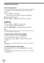 Preview for 26 page of Sony SPP-A972 - Cordless Telephone With Answering System Operating Instructions Manual