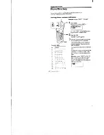 Предварительный просмотр 24 страницы Sony SPP-A973 - Cordless Telephone With Answering System Operating Instructions Manual