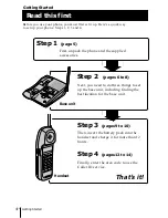 Предварительный просмотр 4 страницы Sony SPP-A974 Operating Instructions Manual