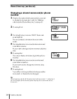 Предварительный просмотр 24 страницы Sony SPP-A974 Operating Instructions Manual