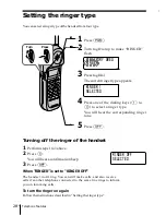 Предварительный просмотр 26 страницы Sony SPP-A974 Operating Instructions Manual