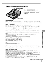 Предварительный просмотр 33 страницы Sony SPP-A974 Operating Instructions Manual