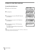 Предварительный просмотр 44 страницы Sony SPP-A974 Operating Instructions Manual