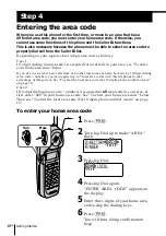 Preview for 16 page of Sony SPP-A985 - Cordless Telephone With Answering System Operating Instructions Manual