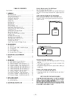 Preview for 2 page of Sony SPP-A985 - Cordless Telephone With Answering System Service Manual