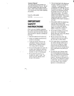 Preview for 2 page of Sony SPP-AQ500 - Cordless Telephone Operating Instructions Manual