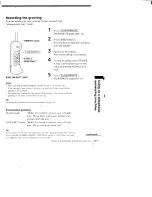 Предварительный просмотр 25 страницы Sony SPP-AQ600 Operating Instructions Manual