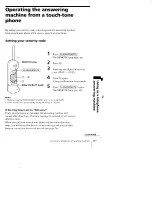 Предварительный просмотр 35 страницы Sony SPP-AQ600 Operating Instructions Manual