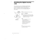 Предварительный просмотр 42 страницы Sony SPP-AQ600 Operating Instructions Manual