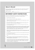 Предварительный просмотр 2 страницы Sony SPP-ID200 Operating Instructions Manual