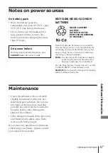 Preview for 36 page of Sony SPP-ID400 Operating Instructions Manual