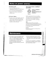 Предварительный просмотр 27 страницы Sony SPP-ID910 - Cordless Telephone Operating Instructions Manual