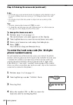 Preview for 14 page of Sony SPP-ID970 - Cordless Telephone Operating Instructions Manual