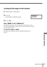 Preview for 29 page of Sony SPP-ID970 - Cordless Telephone Operating Instructions Manual