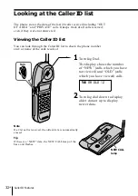 Preview for 32 page of Sony SPP-ID970 - Cordless Telephone Operating Instructions Manual