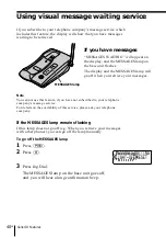 Preview for 40 page of Sony SPP-ID970 - Cordless Telephone Operating Instructions Manual