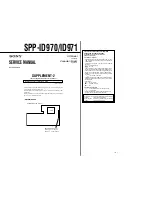 Предварительный просмотр 37 страницы Sony SPP-ID970 - Cordless Telephone Service Manual