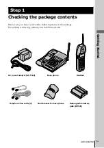 Предварительный просмотр 7 страницы Sony SPP-ID975 - Cordless Telephone Operating Instructions Manual