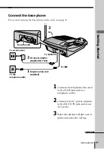 Предварительный просмотр 9 страницы Sony SPP-ID975 - Cordless Telephone Operating Instructions Manual