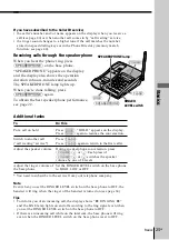 Предварительный просмотр 25 страницы Sony SPP-ID975 - Cordless Telephone Operating Instructions Manual