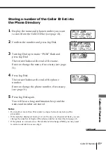 Предварительный просмотр 45 страницы Sony SPP-ID975 - Cordless Telephone Operating Instructions Manual