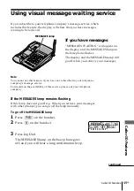 Предварительный просмотр 49 страницы Sony SPP-ID975 - Cordless Telephone Operating Instructions Manual