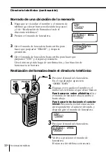 Предварительный просмотр 88 страницы Sony SPP-ID975 - Cordless Telephone Operating Instructions Manual