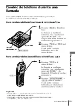 Предварительный просмотр 91 страницы Sony SPP-ID975 - Cordless Telephone Operating Instructions Manual