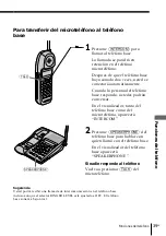 Предварительный просмотр 95 страницы Sony SPP-ID975 - Cordless Telephone Operating Instructions Manual