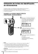 Предварительный просмотр 100 страницы Sony SPP-ID975 - Cordless Telephone Operating Instructions Manual