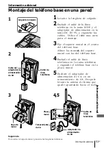 Предварительный просмотр 107 страницы Sony SPP-ID975 - Cordless Telephone Operating Instructions Manual