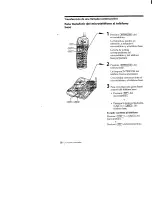 Предварительный просмотр 66 страницы Sony SPP-M502 - Cordless Telephone Operating Instructions Manual