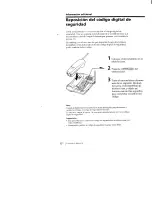 Предварительный просмотр 70 страницы Sony SPP-M502 - Cordless Telephone Operating Instructions Manual