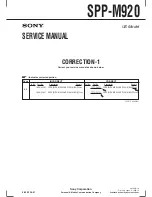 Предварительный просмотр 48 страницы Sony SPP-M920 Primary Service Manual