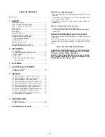 Предварительный просмотр 2 страницы Sony SPP-M937 Service Manual