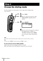 Предварительный просмотр 12 страницы Sony SPP-N1025 - Cordless Telephone Operating Instructions Manual